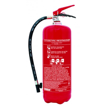 Πυροσβεστήρας ξηράς κόνεως 12Kg ABC40% (55A-233B-C) CE/EN3